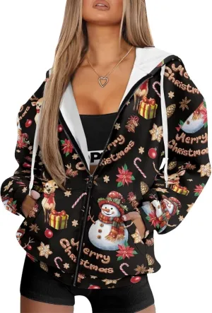AFPANQZ Womens Athletic Hoodies Oversize Loose Zip Up Long Sleeve Crewneck Tops Soft Comfy Roundneck Pullovers Fall Outfit