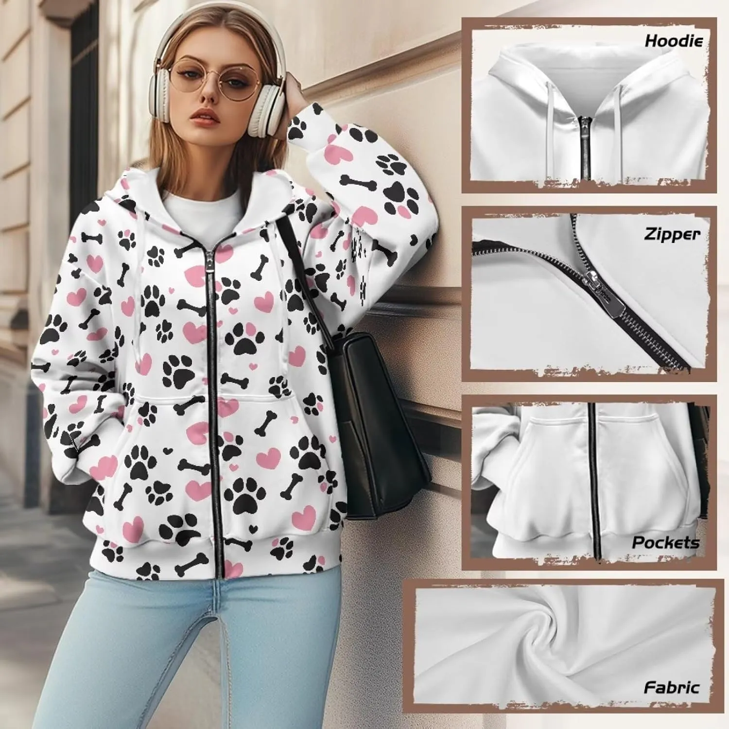 AFPANQZ Womens Athletic Hoodies Oversize Loose Zip Up Long Sleeve Crewneck Tops Soft Comfy Roundneck Pullovers Fall Outfit