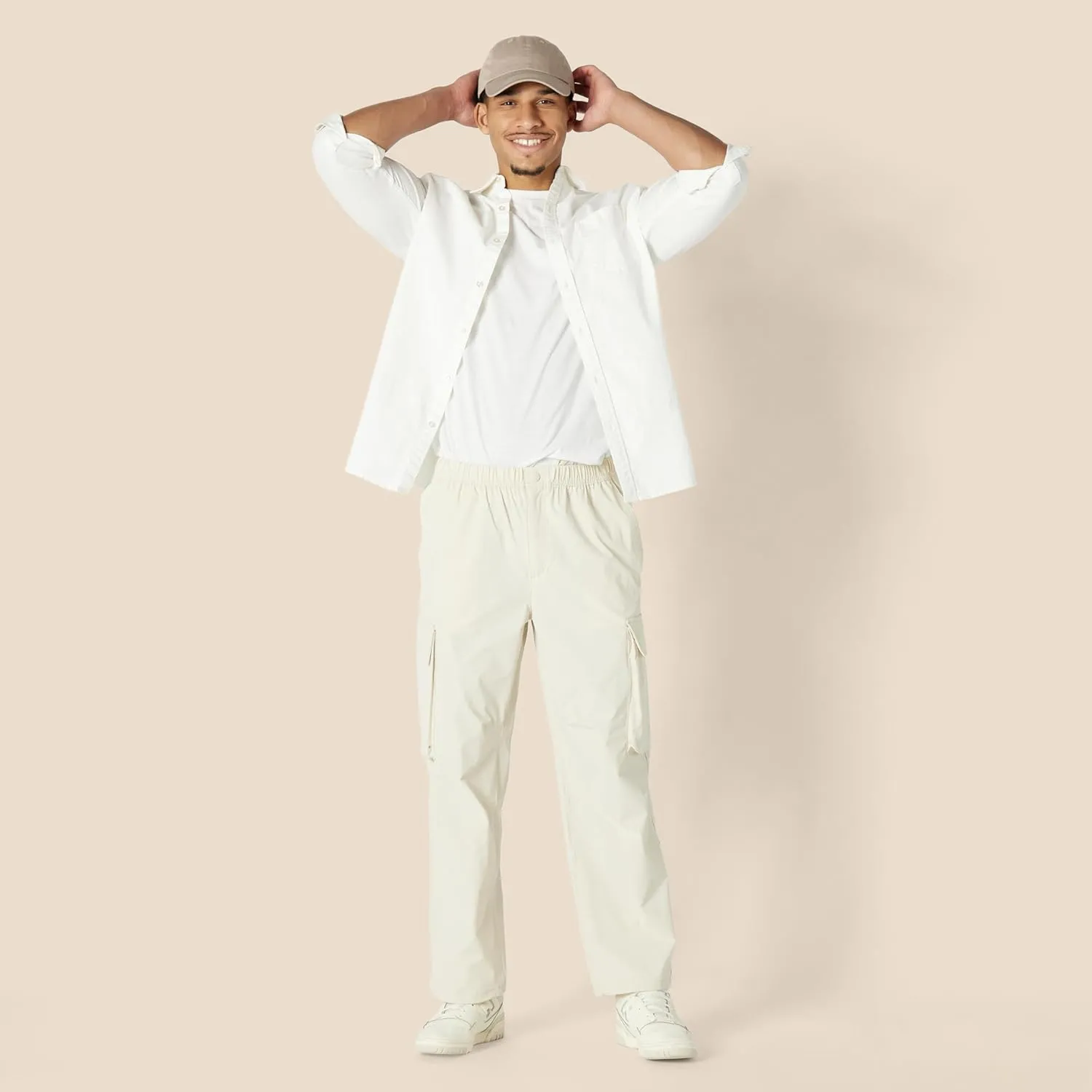 Amazon Essentials Men's Loose-Fit Lightweight Stretch Parachute Pant
