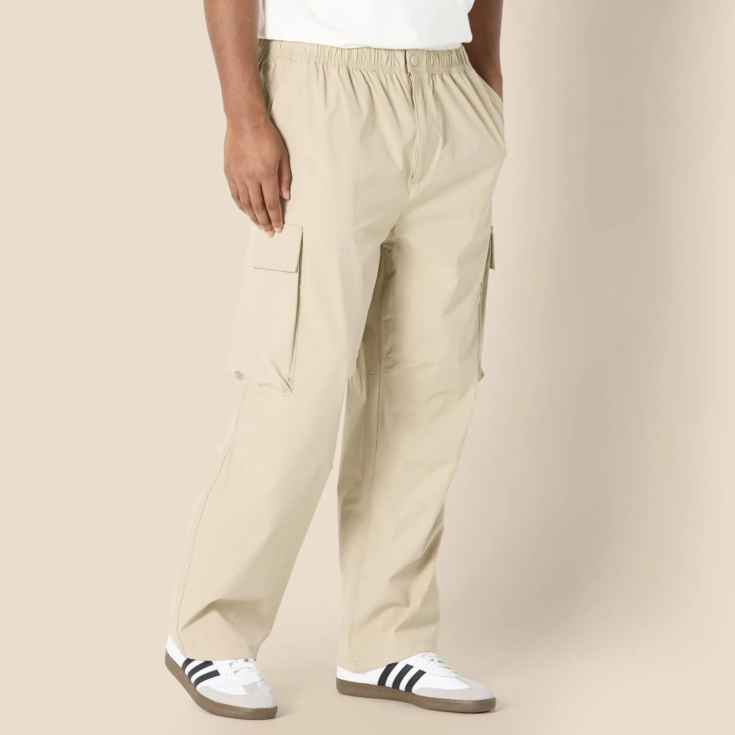 Amazon Essentials Men's Loose-Fit Lightweight Stretch Parachute Pant