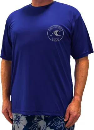 Big & Tall Men's Short Sleeve Swim Shirt - Loose Fit