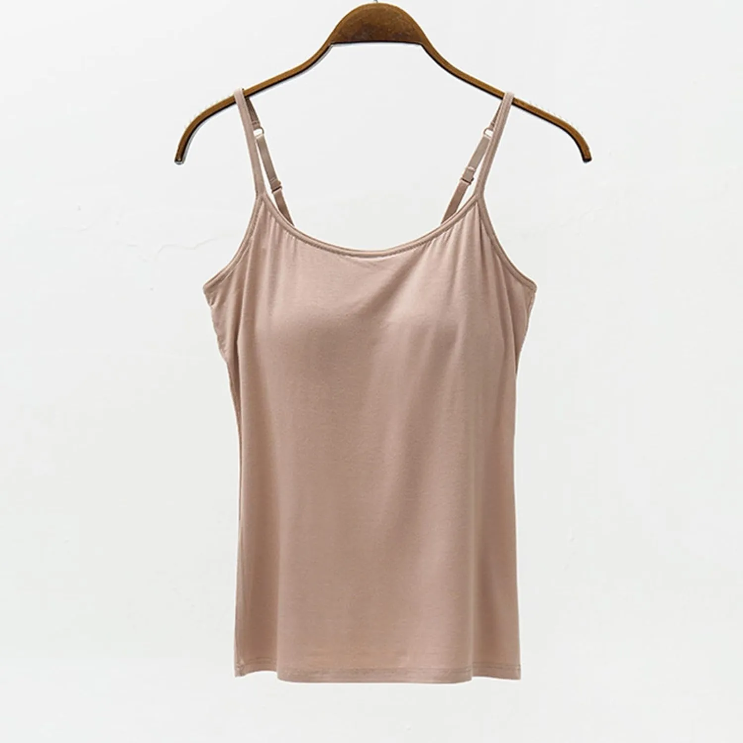 Black Spaghetti Strap Tank for Women Solid Color Crewneck Smooth Lightweight Basic Shirts Workout Athletic Tanks