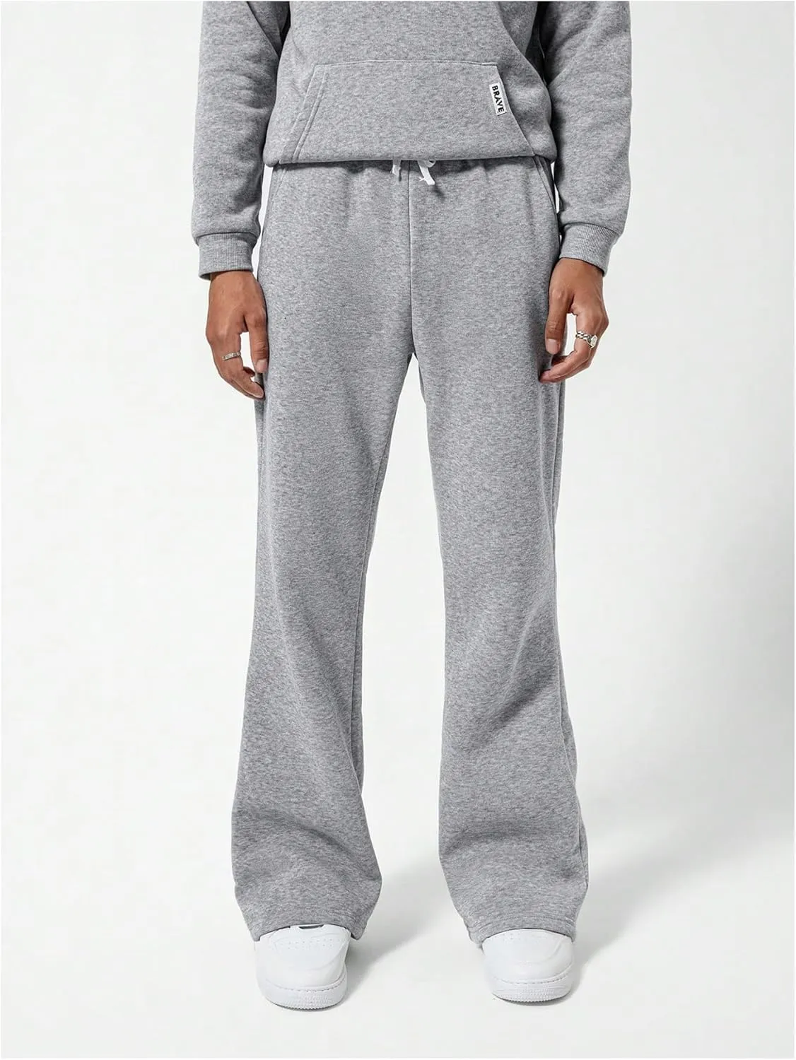 Boy's Straight Leg Sweatpants Drawstring Waist Sports Track Pants Trousers Baggy Pants Joggers