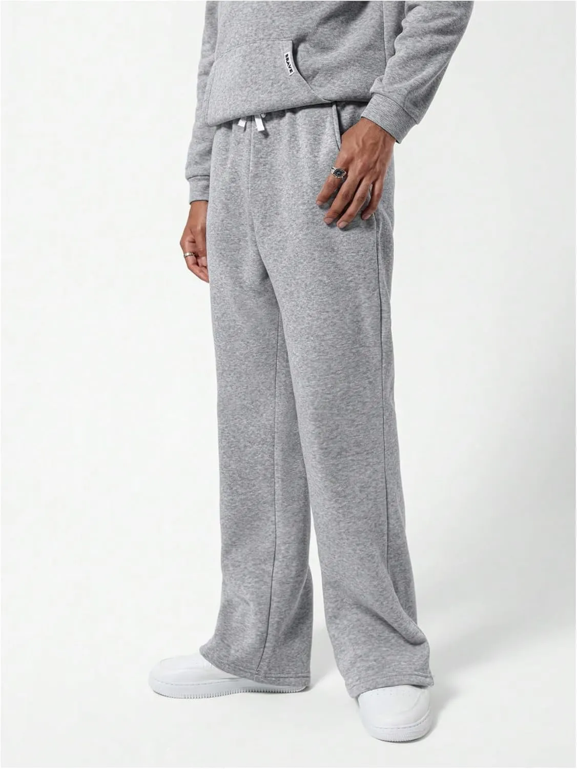 Boy's Straight Leg Sweatpants Drawstring Waist Sports Track Pants Trousers Baggy Pants Joggers