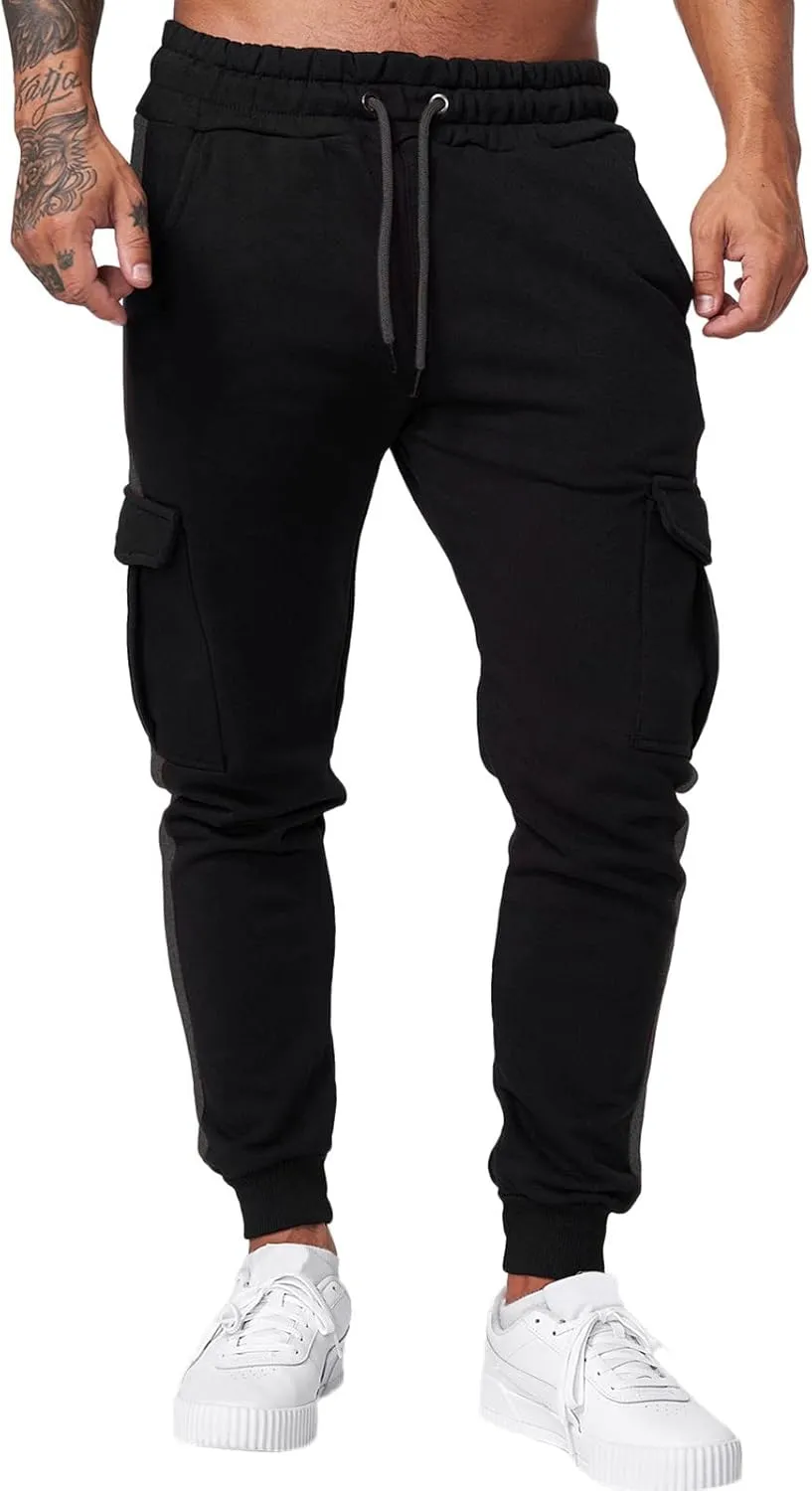 Cargo Pants for Men Relaxed Fit Mens Cargo Pants Straight Fit Pants Outdoor Sports Military Ripstop Men's Baggy Jogger