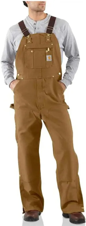 Carhartt Men's Loose Fit Firm Duck Bib Overall