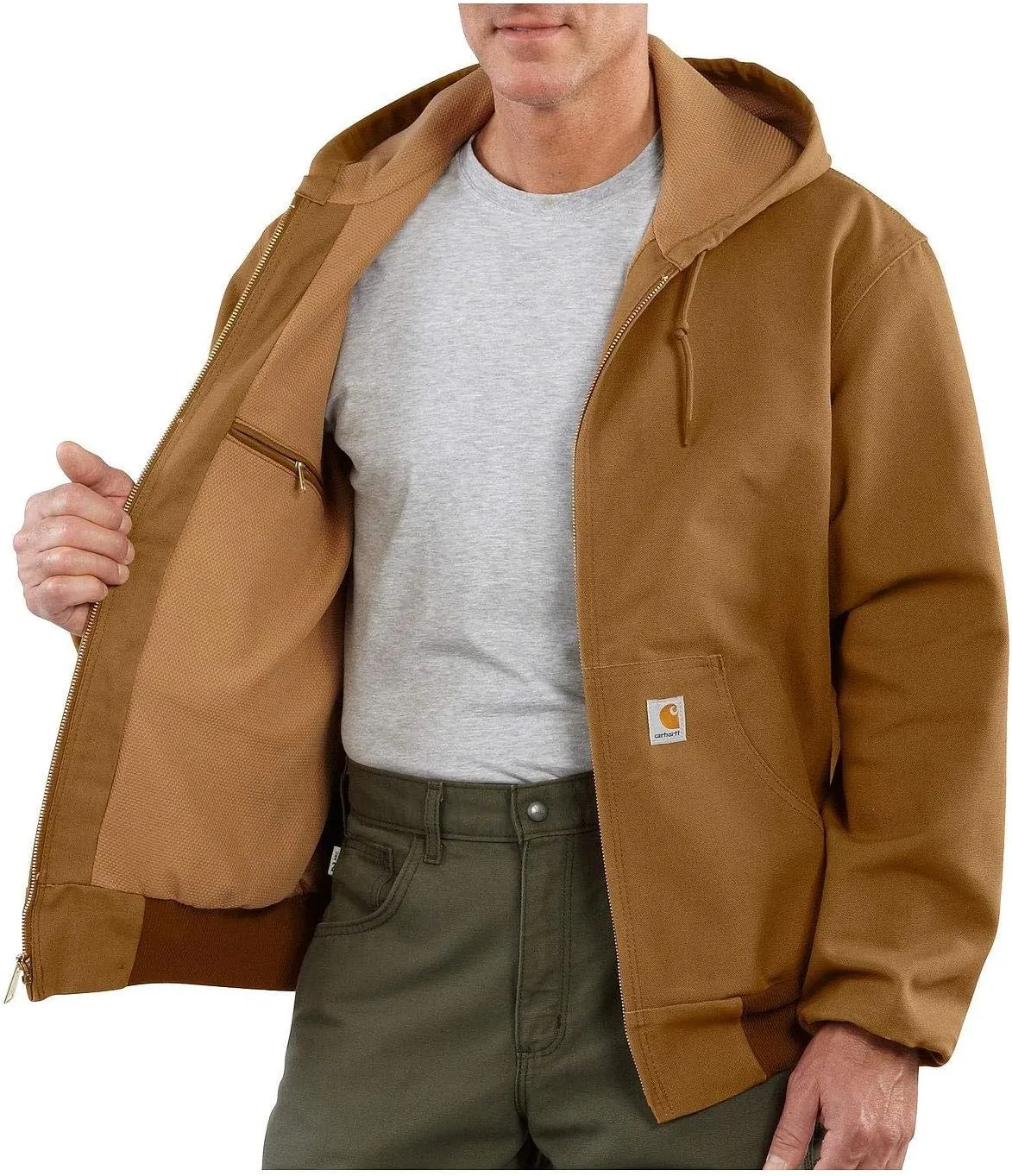 Carhartt Men's Loose Fit Firm Duck ThermalLined Active Jacket