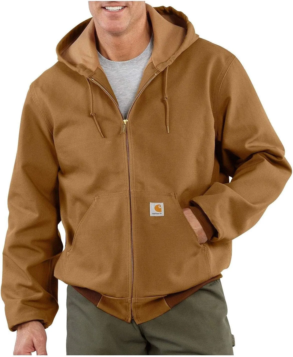 Carhartt Men's Loose Fit Firm Duck ThermalLined Active Jacket