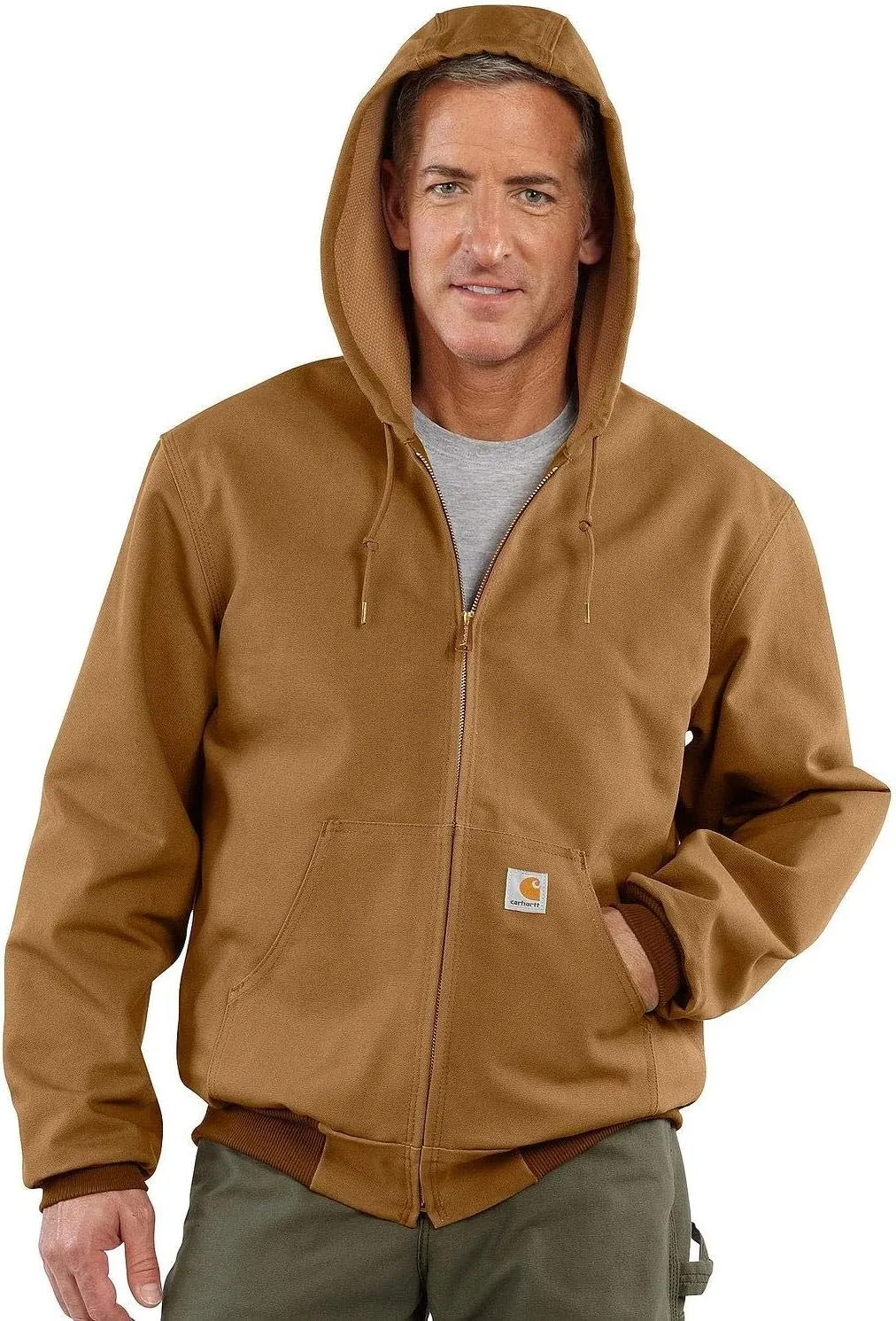 Carhartt Men's Loose Fit Firm Duck ThermalLined Active Jacket