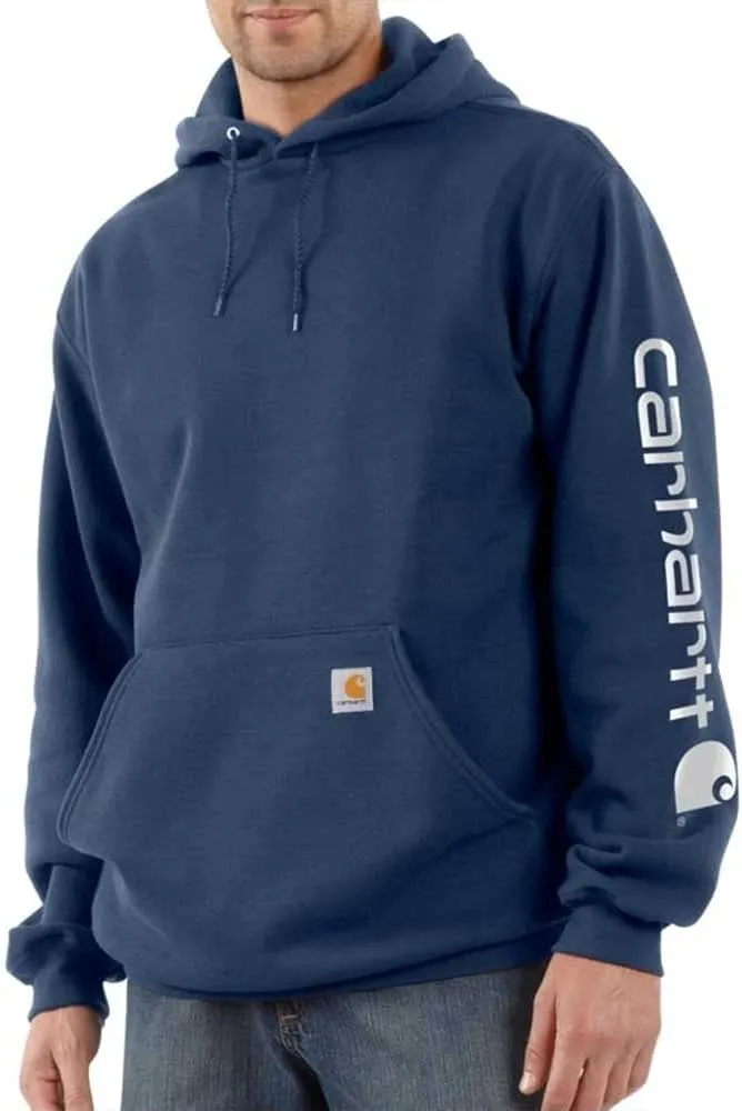 Carhartt Men's Loose Fit Midweight Logo Sleeve Graphic Sweatshirt Closeout