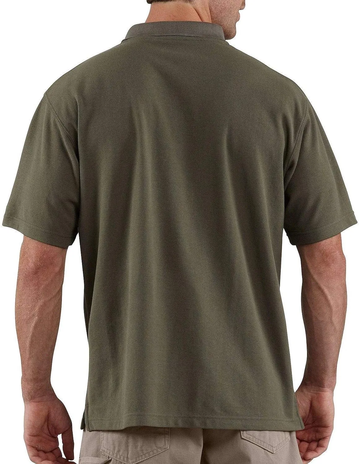 Carhartt Men's Loose Fit Midweight Short-Sleeve Pocket Polo