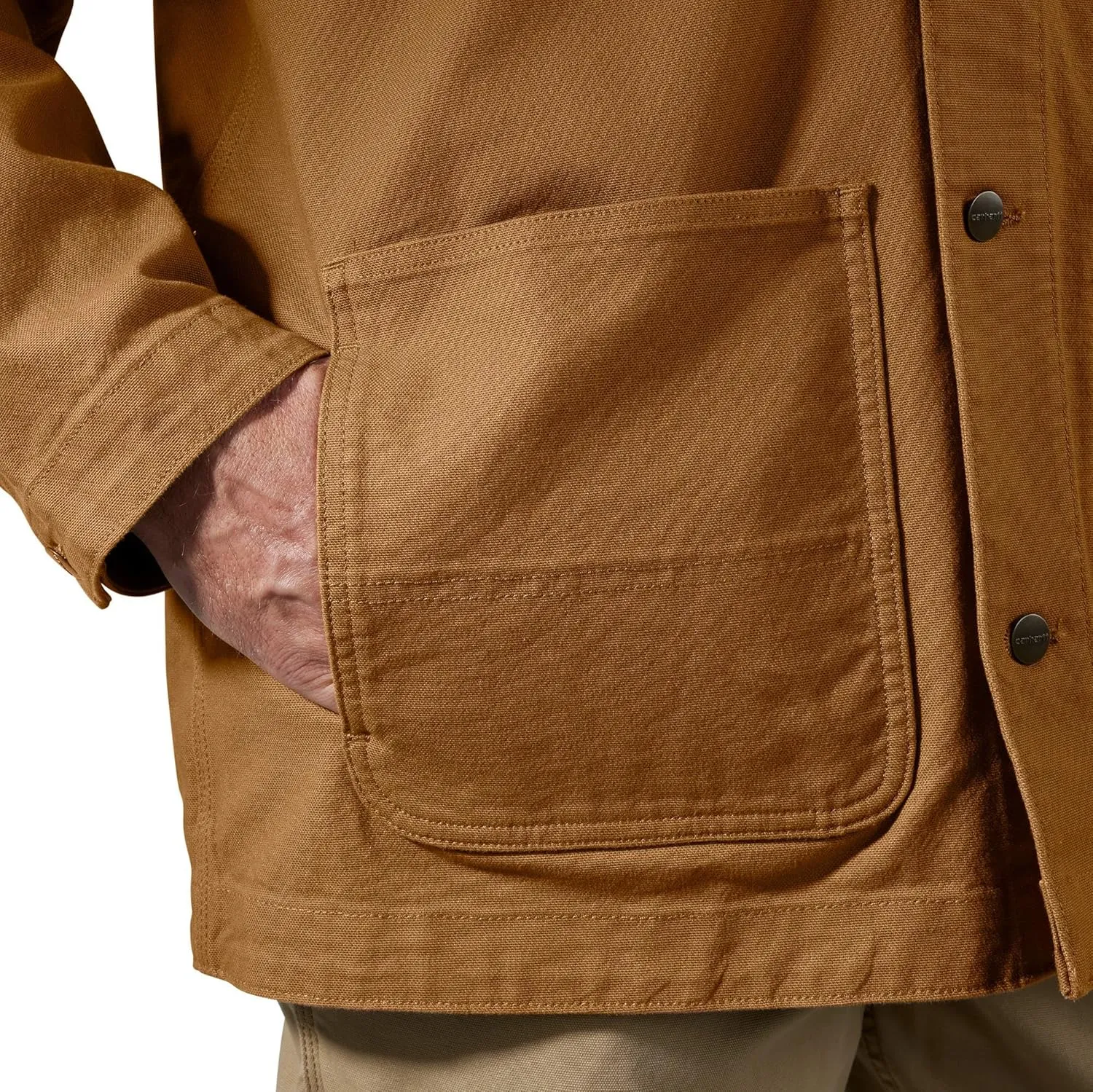 Carhartt Men's Rugged Flex Duck Loose Fit Chore Coat