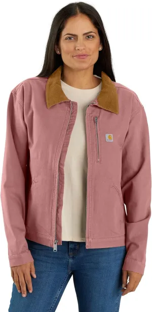Carhartt Women's Rugged Flex Loose Fit Canvas Detroit Jacket