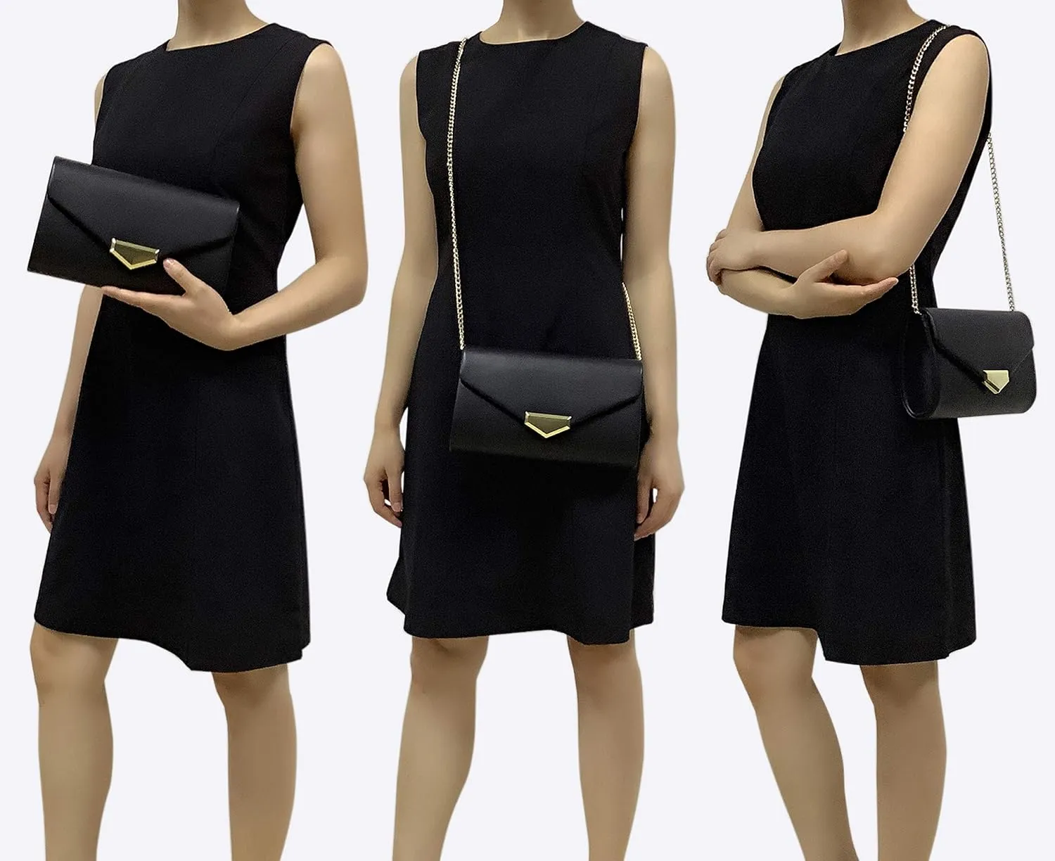 CHARMING TAILOR PU Clutch Purse for Women Evening Bag Chic Clutch Handbag for Special-occasion