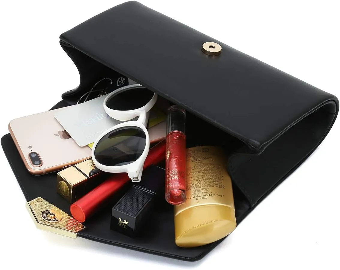 CHARMING TAILOR PU Clutch Purse for Women Evening Bag Chic Clutch Handbag for Special-occasion
