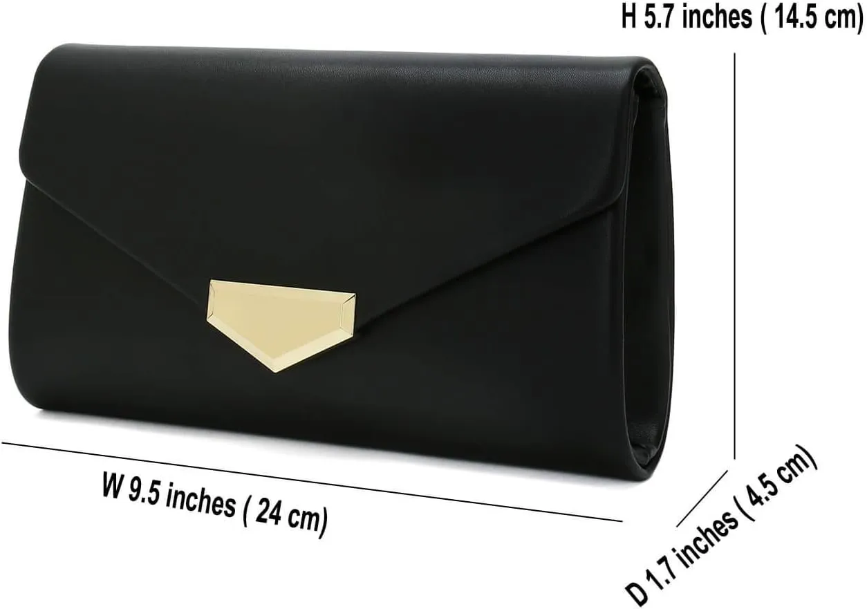 CHARMING TAILOR PU Clutch Purse for Women Evening Bag Chic Clutch Handbag for Special-occasion