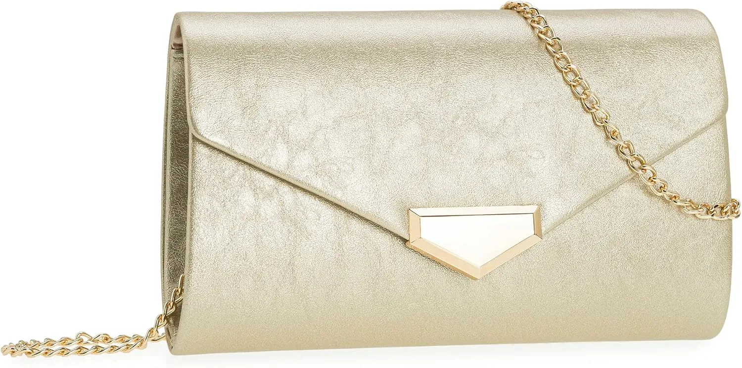 CHARMING TAILOR PU Clutch Purse for Women Evening Bag Chic Clutch Handbag for Special-occasion