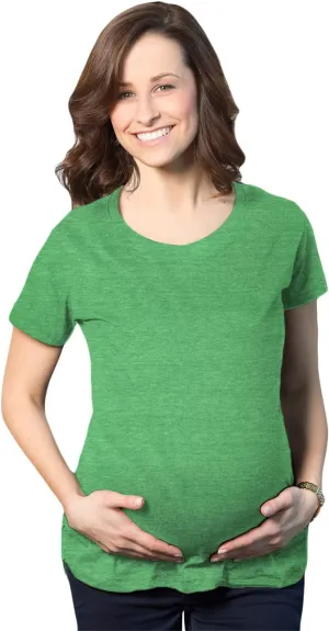 Comfortable Womens Maternity Shirts Blank Pregnancy Shirts Plain Fitted Tees
