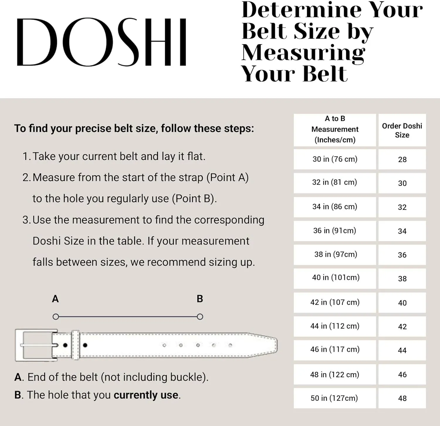 DOSHI Professional 2 - Ultra Premium Quality Polished Chrome Vegan Leather Belt - PVD Buckle Dress Belt for Men