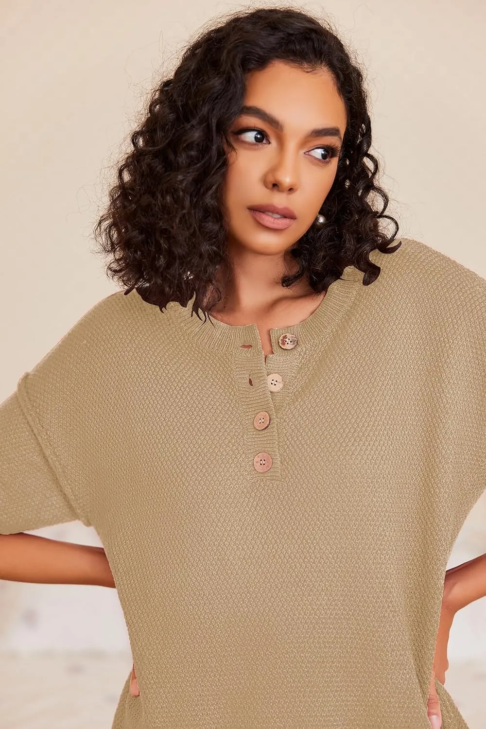 Ekouaer Lounge Sets for Women 2 Piece Pullover Sweater Set Knit Tops Wide Leg Pants Sweatsuits Casual Travel Outfits, S-XXL