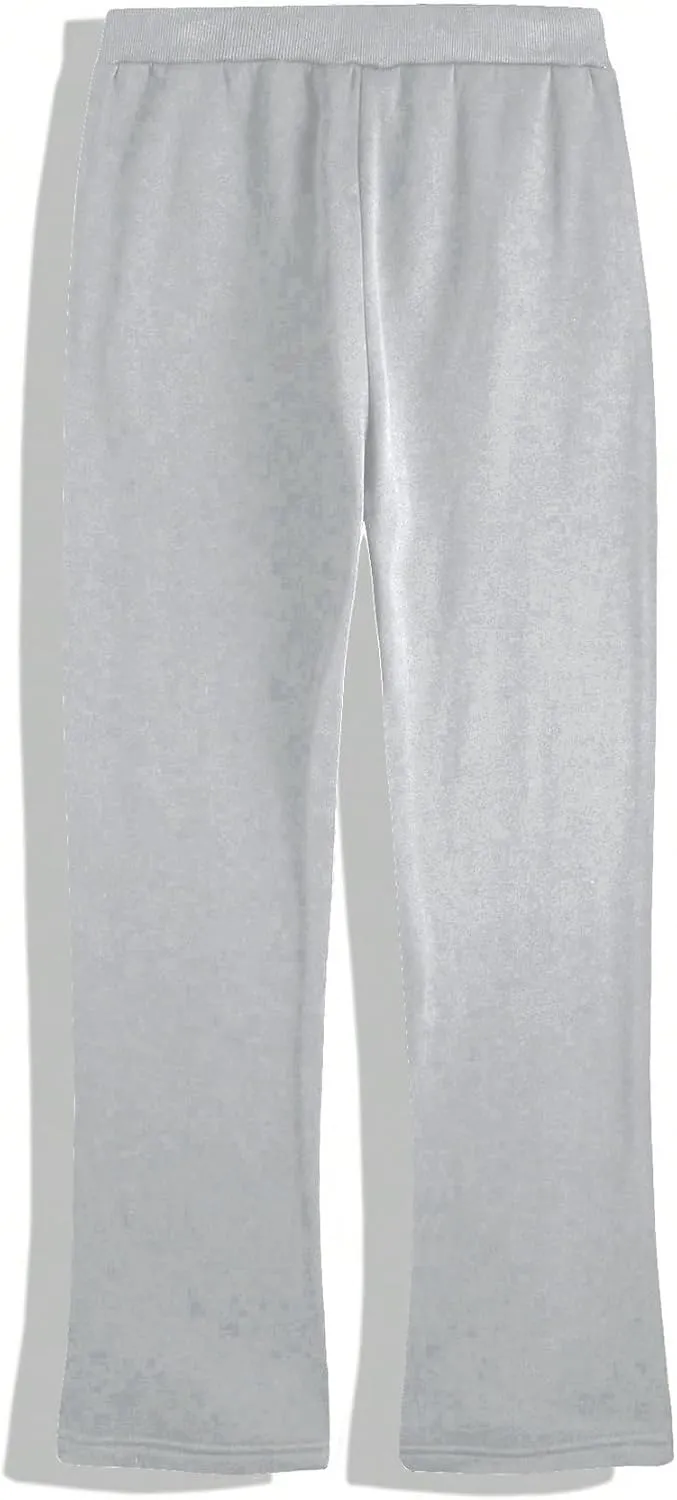 GORGLITTER Men's Graphic Baggy Sweatpants Wide Leg Y2K Drawstring Stacked Jogger Pants with Pockets