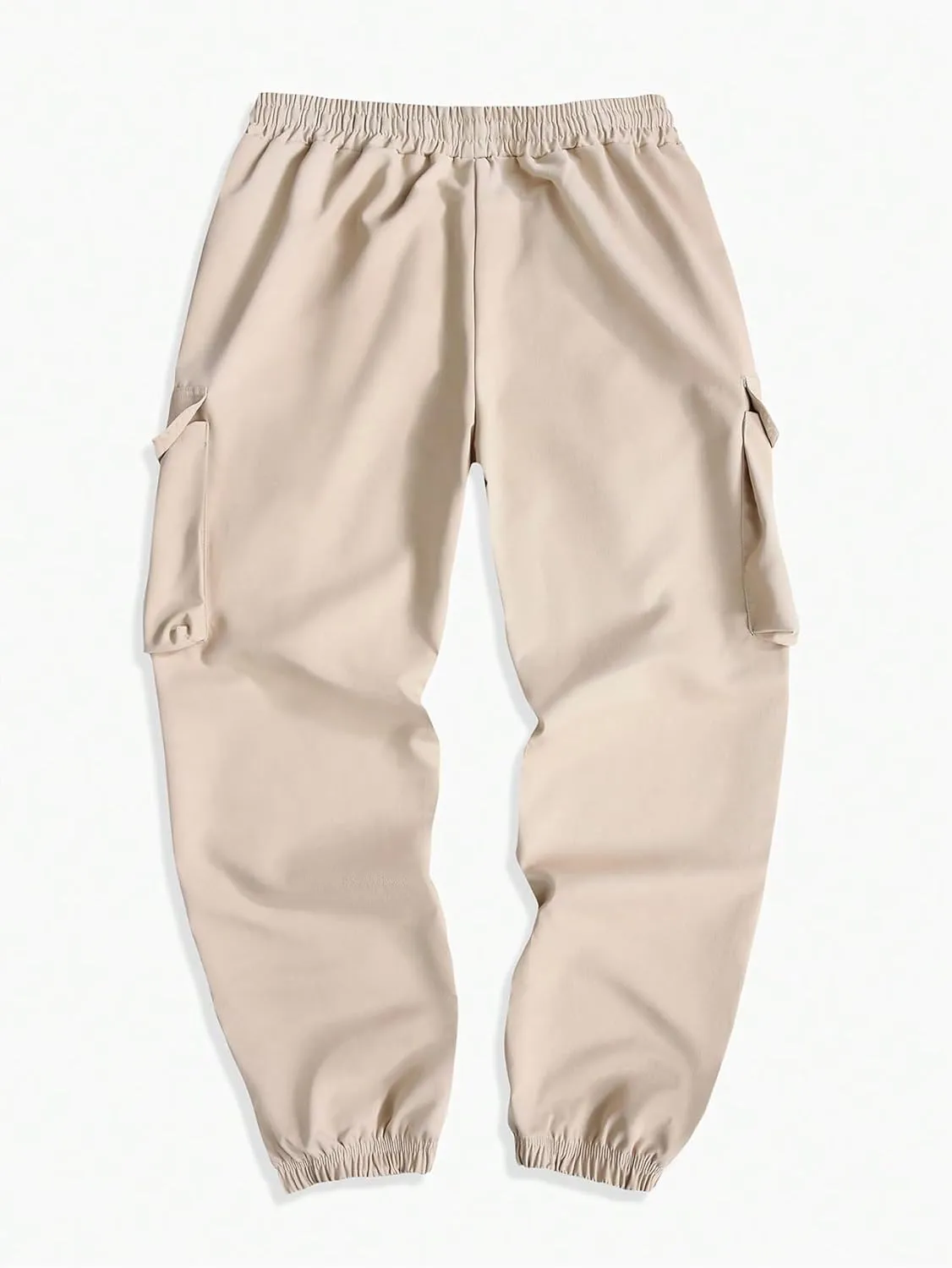 GORGLITTER Men's Japanese Pants Graphic Cargo Joggers Pants Stacked Sweatpants Y2K Streetwear