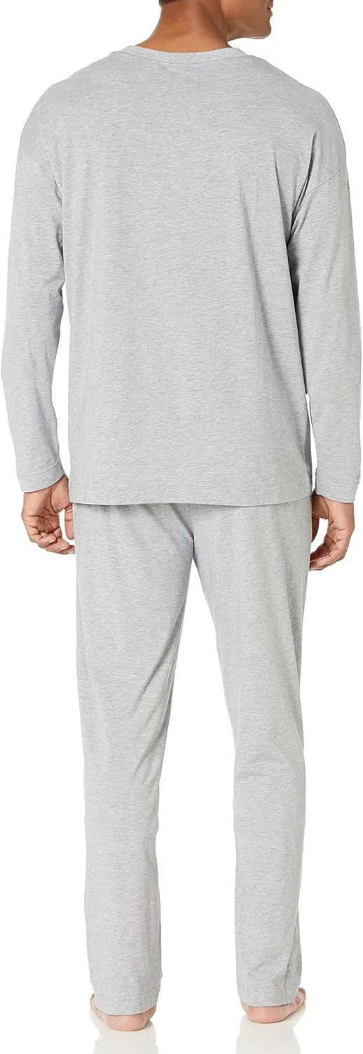 HUGO Men's Stacked Logo Pajama Set