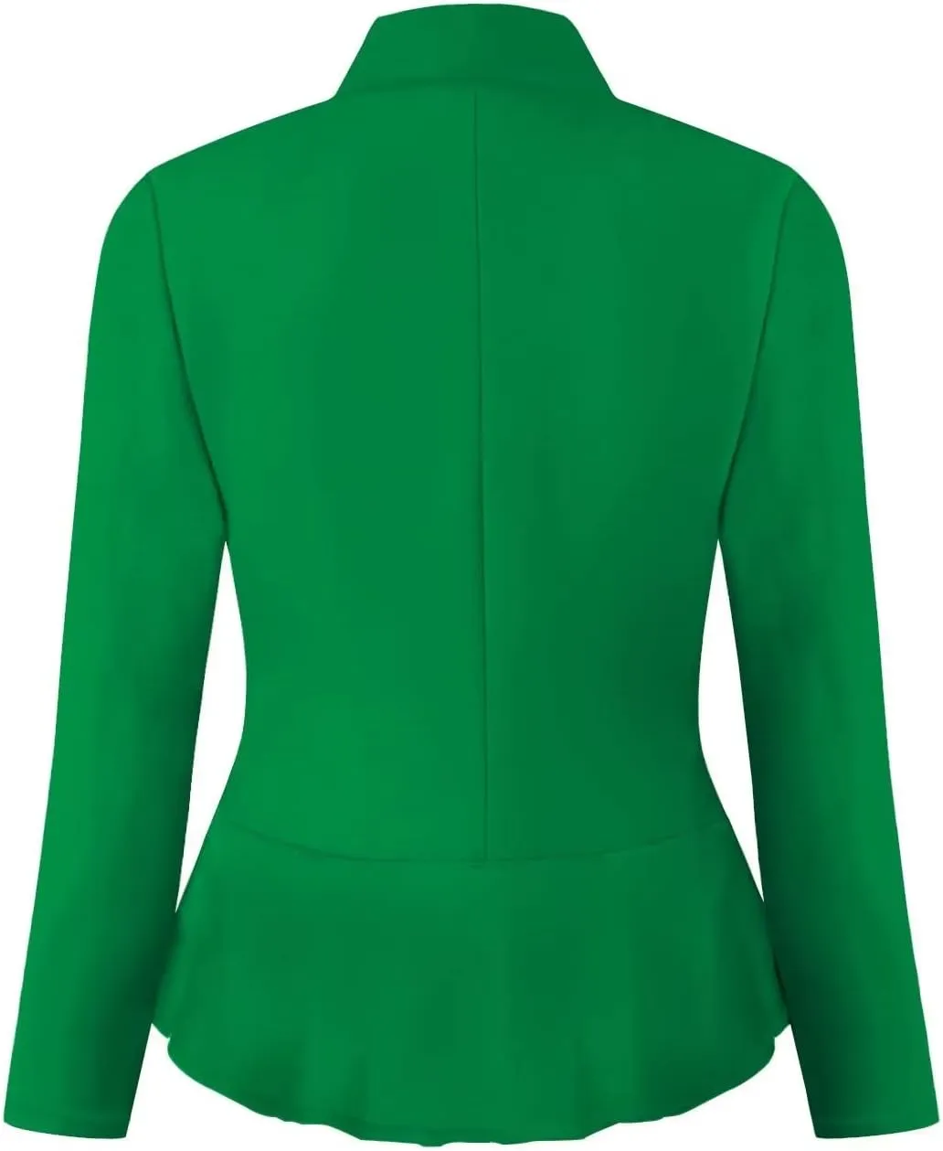 Hybrid & Company Women's Casual Work Office Elegant Open Front Premium Nylon Blazer Jacket