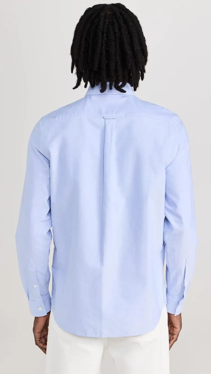 Lacoste Men's Slim Fit Stretch Poplin Long Sleeve Button Down Shirt