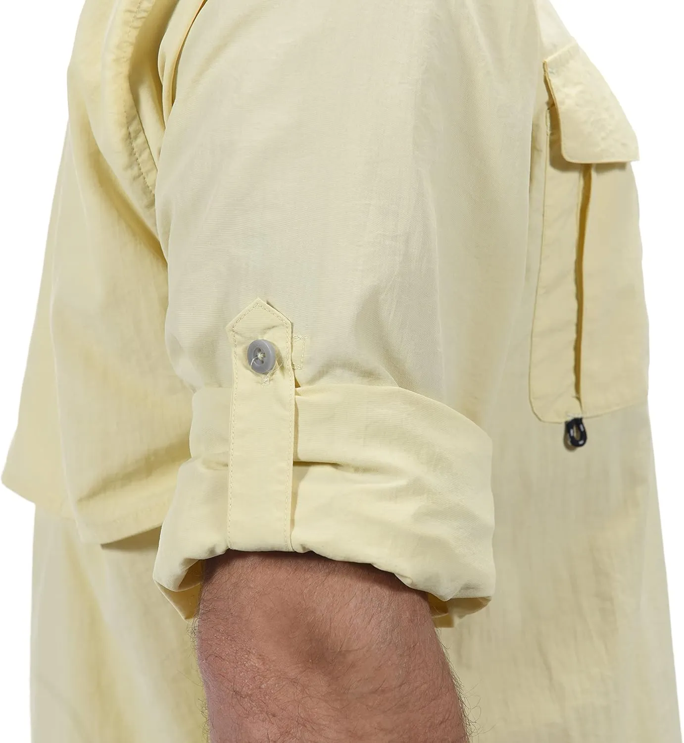 Little Donkey Andy Men's UPF 50  UV Protection Shirt, Short Sleeve Fishing Shirt, Breathable and Fast Dry