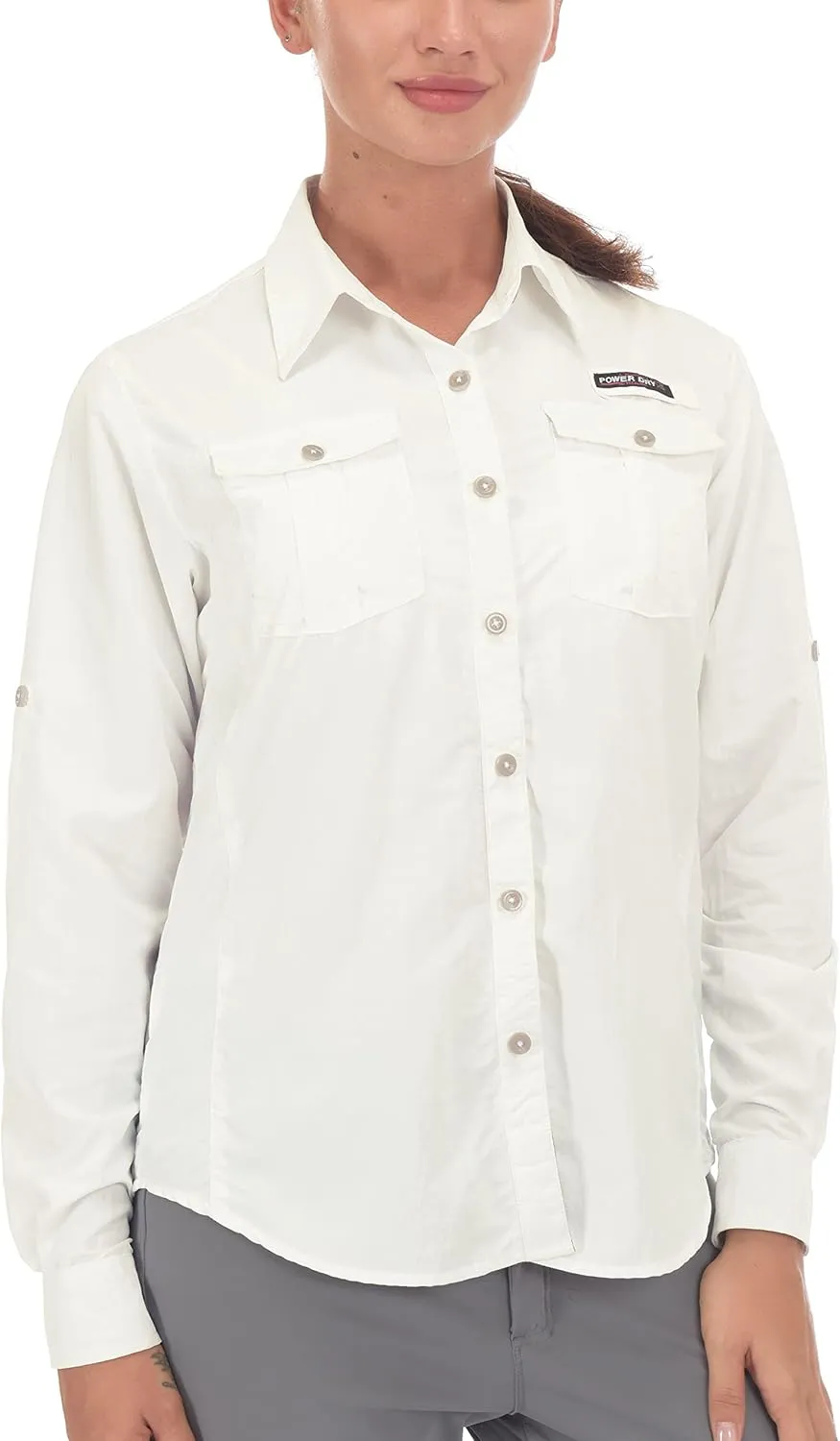 Little Donkey Andy Women's UPF 50  UV Protection Shirt, Long Sleeve Fishing Shirt, Breathable and Fast Dry