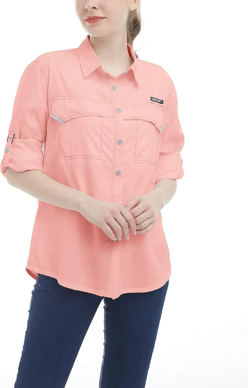 Little Donkey Andy Women's UPF 50  UV Protection Shirt, Long Sleeve Fishing Shirt, Breathable and Fast Dry