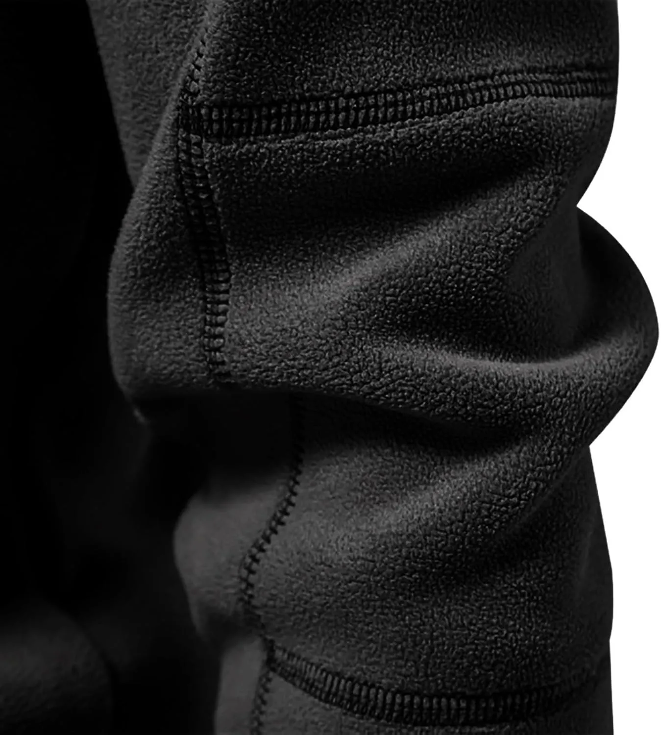 Men's Fleece Pullover Quarter Zip Thermal Outdoor Half Zip Jacket 1/4 Zip Sweatshirt Regular Fitted