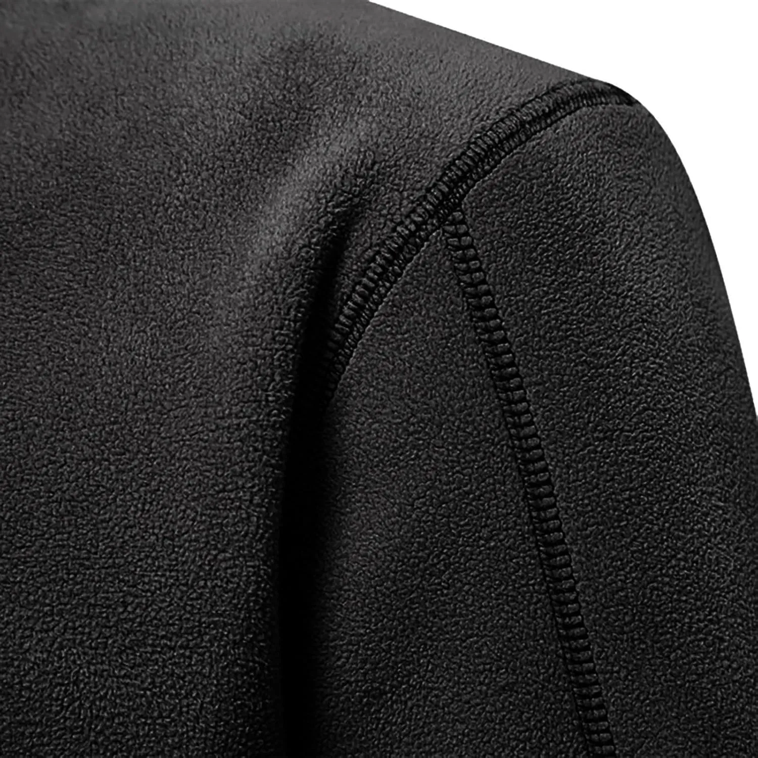 Men's Fleece Pullover Quarter Zip Thermal Outdoor Half Zip Jacket 1/4 Zip Sweatshirt Regular Fitted