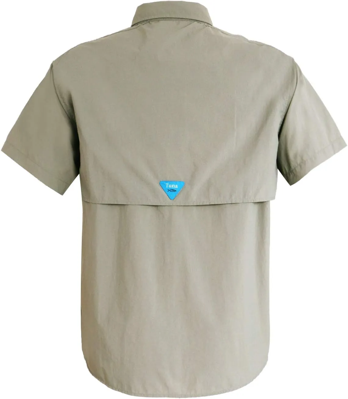 Men's UV UPF 50  Fishing Shirts for Men Sun Protection Breathable Fast Dry SPF Hiking Short Sleeve Shirt