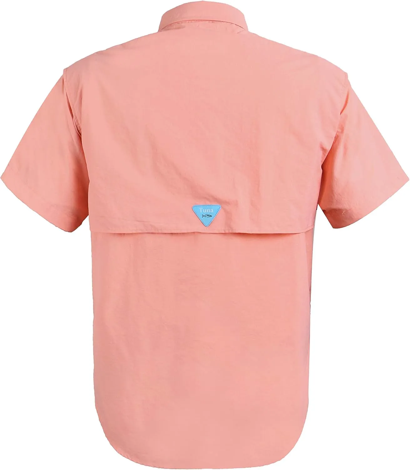 Men's UV UPF 50  Fishing Shirts for Men Sun Protection Breathable Fast Dry SPF Hiking Short Sleeve Shirt