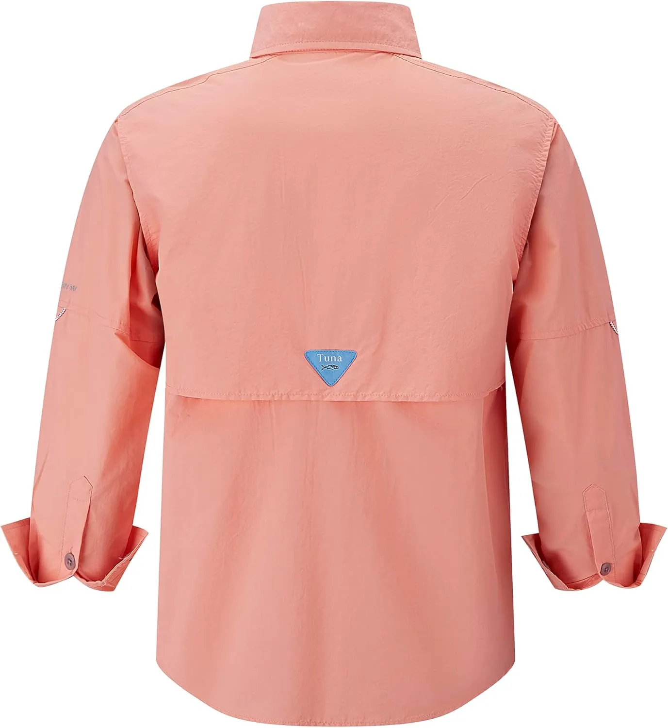 Men's UV UPF 50  Sun Protection Soild Anti-Static Waterproof Breathable Fast Dry Hiking Fishing Long Sleeve Shirt