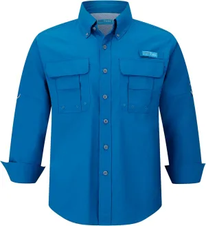 Men's UV UPF 50  Sun Protection Soild Anti-Static Waterproof Breathable Fast Dry Hiking Fishing Long Sleeve Shirt
