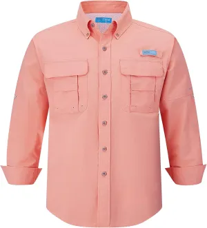 Men's UV UPF 50  Sun Protection Soild Anti-Static Waterproof Breathable Fast Dry Hiking Fishing Long Sleeve Shirt