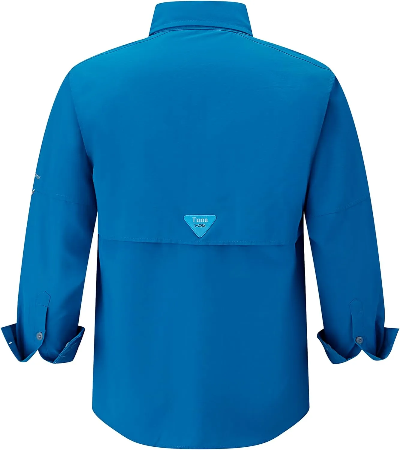 Men's UV UPF 50  Sun Protection Soild Anti-Static Waterproof Breathable Fast Dry Hiking Fishing Long Sleeve Shirt