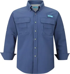 Men's UV UPF 50  Sun Protection Soild Anti-Static Waterproof Breathable Fast Dry Hiking Fishing Long Sleeve Shirt