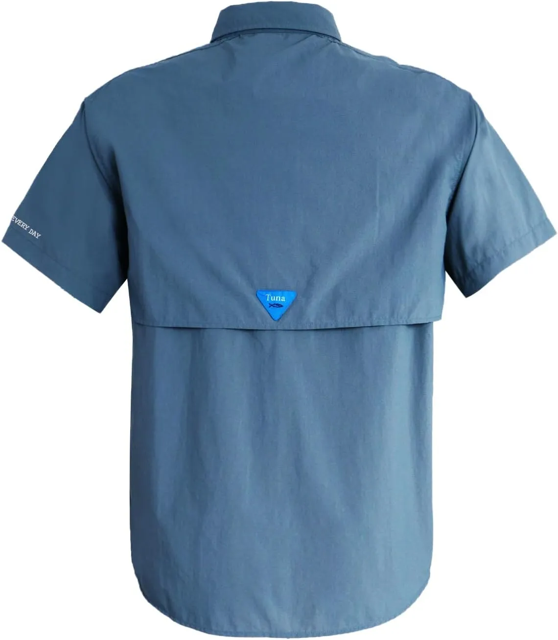 Men's UV UPF 50  Sun Protection Soild Waterproof Breathable Fast Dry SPF Hiking Fishing Short Sleeve Shirt