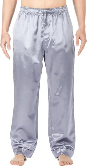 Noble Mount Mens Premium Satin Sleep/Lounge Pants