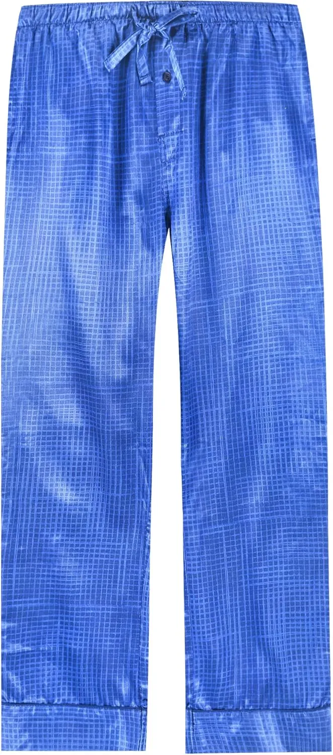 Noble Mount Mens Premium Satin Sleep/Lounge Pants