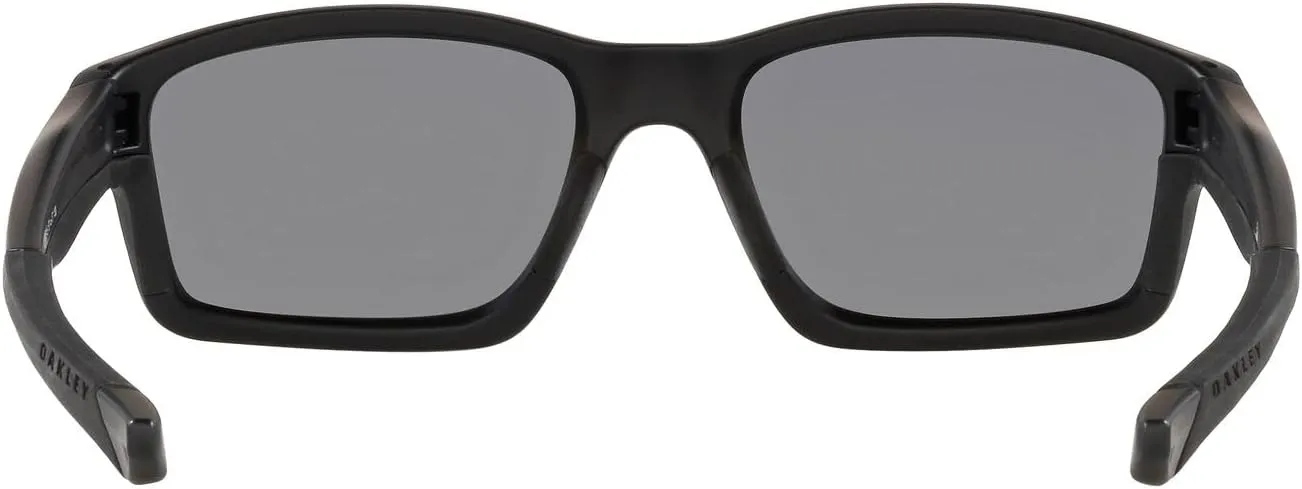 Oakley Man Sunglasses Polished Black Frame, Black Iridium Lenses, 57MM