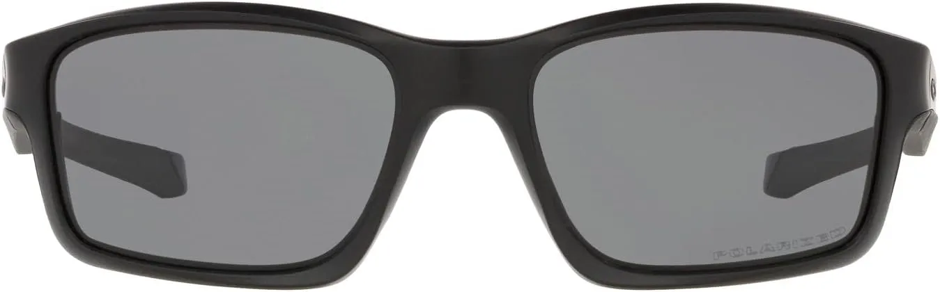 Oakley Man Sunglasses Polished Black Frame, Black Iridium Lenses, 57MM