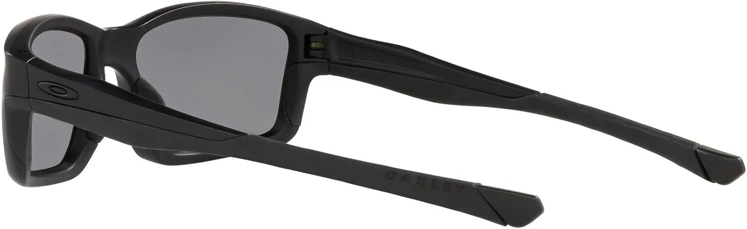 Oakley Man Sunglasses Polished Black Frame, Black Iridium Lenses, 57MM