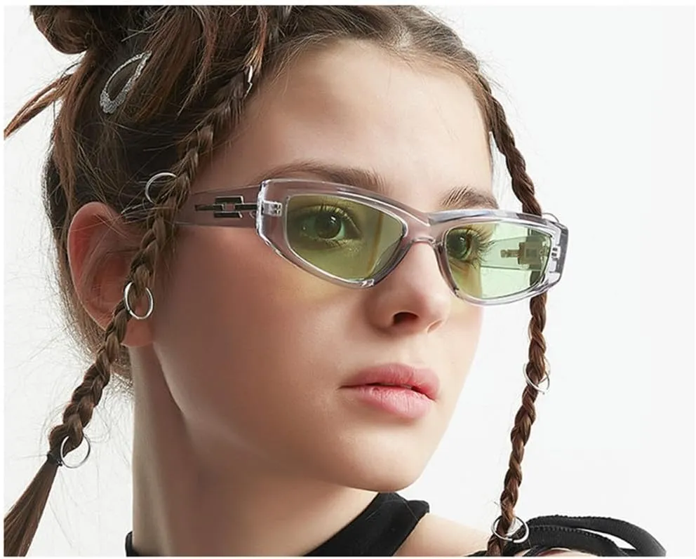 Retro Cat Eye Women's Sunglasses Vintage Punk Eyeglasses Man Accessories