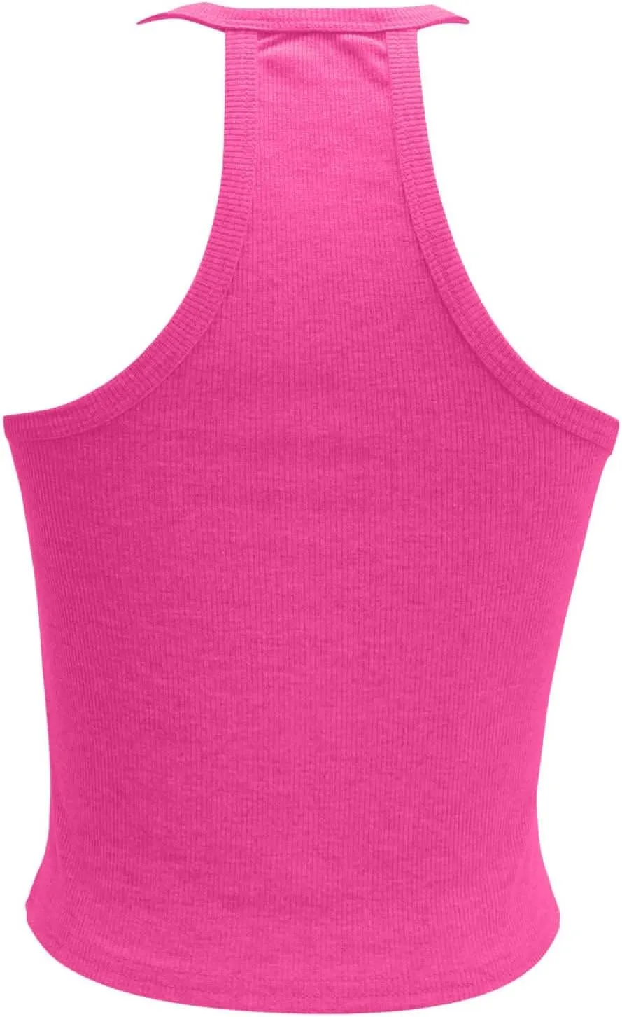 Tank Tops for Women Crop Camisole Summer Fashion Sleeveless Ribbed Workout Basic Going Out Gym Spring Clothes