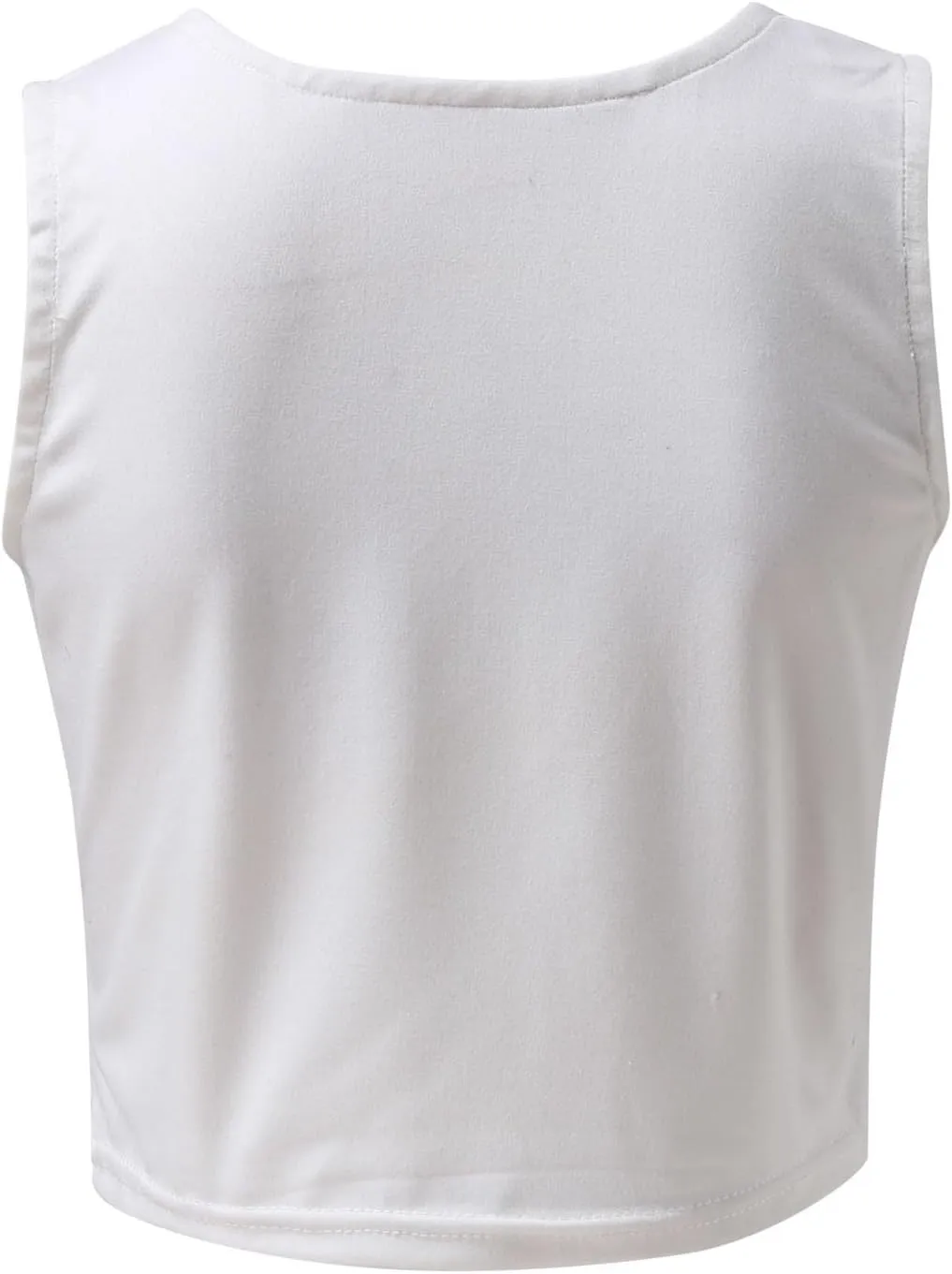 Tank Tops for Women Trendy Causal Sleeveless Crewneck Knit Slim Fitted Side Ruched Casual Basic Tshirts